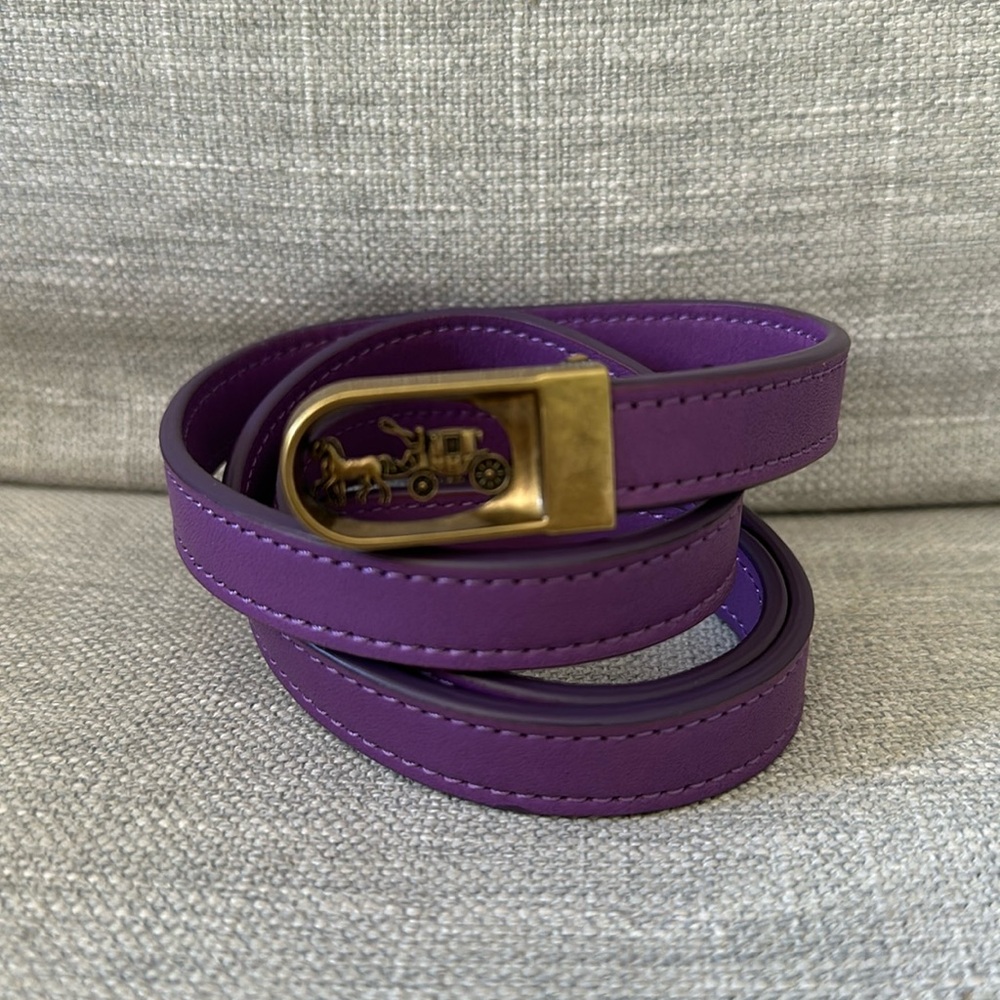 Excellent condition COACH Skinny Belt